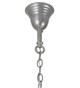 Gas & Electric Six Light Chandelier (276512)