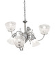 Gas & Electric Six Light Chandelier (276512)