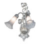 Meyda Tiffany - 276538 - Two Light Wall Sconce - Gray Tiffany Pond Lily