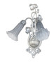 Gray Tiffany Pond Lily Two Light Wall Sconce (276538)