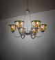 Begonia Six Light Chandelier (277040)