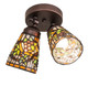 Jeweled Grape Two Light Semi-Flushmount (279041)