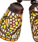 Jeweled Grape Two Light Semi-Flushmount (279041)