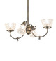 Meyda Tiffany - 279290 - Four Light Chandelier - Revival - Antique Brass