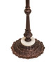 Tiffany Jeweled Peacock Three Light Floor Lamp (280073)