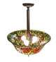 Tiffany Rosebush Three Light Pendant (280149)
