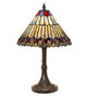 Tiffany Jeweled Peacock One Light Accent Lamp (282077)