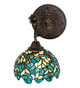 Meyda Tiffany - 282697 - One Light Wall Sconce - Nightfall Wisteria - Mahogany Bronze