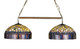 Meyda Tiffany - 28515 - Two Light Island Pendant - Tiffany Candice - Green/Blue Pbag