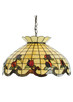Meyda Tiffany - 28671 - Three Light Pendant - Roseborder - Mahogany Bronze