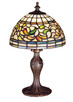 Meyda Tiffany - 30314 - One Light Table Lamp - Tiffany Turning Leaf - Mahogany Bronze