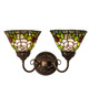 Tiffany Rosebush Two Light Wall Sconce (31121)