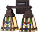Meyda Tiffany - 31247 - Two Light Wall Sconce - Prairie Wheat - Mahogany Bronze