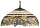 Meyda Tiffany - 32176 - Three Light Pendant - Handel Grapevine - Mahogany Bronze