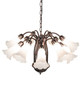 White 12 Light Chandelier (32216)