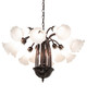 White 12 Light Chandelier (32216)