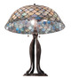Tiffany Fishscale Three Light Table Lamp (38594)