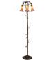Amber/Purple Three Light Floor Lamp (38635)