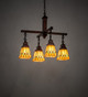 Martini Mission Four Light Chandelier (48033)