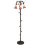 Meyda Tiffany - 48433 - Three Light Floor Lamp - Lavender - Mahogany Bronze