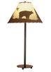 Meyda Tiffany - 48465 - One Light Table Lamp - Bear In The Woods - Mahogany Bronze
