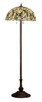 Meyda Tiffany - 48623 - Three Light Floor Lamp - Sweet Pea - Dark Roast