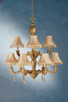 Meyda Tiffany - 49380 - 35 Chandelier - Monticello - Satin Gold/Silver Wash