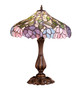 Meyda Tiffany - 52135 - One Light Table Lamp - Wisteria - Mahogany Bronze