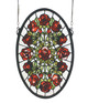 Meyda Tiffany - 66005 - Window - Oval Rose Garden - Antique Copper