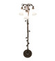 White Three Light Floor Lamp (66181)
