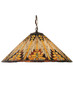 Meyda Tiffany - 66227 - Three Light Pendant - Nuevo - Mahogany Bronze
