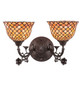 Tiffany Fishscale Two Light Wall Sconce (67383)