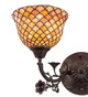 Tiffany Fishscale Two Light Wall Sconce (67383)