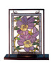 Meyda Tiffany - 68409 - Mini Tabletop Window - Pansies - Antique Copper Meyda Tiffany - 68409 - Mini Tabletop Window - Pansies - Antique Copper