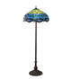 Meyda Tiffany - 70021 - Three Light Floor Lamp - Tiffany Hanginghead Dragonfly - Mahogany Bronze