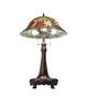 Tiffany Rosebush Three Light Table Lamp (71388)