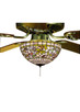 Meyda Tiffany - 72650 - Three Light Fan Light Fixture - Tiffany Turning Leaf - Mahogany Bronze Meyda Tiffany - 72650 - Three Light Fan Light Fixture - Tiffany Turning Leaf - Mahogany Bronze