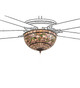Tiffany Turning Leaf Three Light Fan Light Fixture (72650) Tiffany Turning Leaf Three Light Fan Light Fixture (72650)