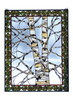 Meyda Tiffany - 73265 - Window - Birch Tree In Winter - Vasdy Ca Beige Amber Kalt
