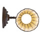 Geometric One Light Wall Sconce (74055)