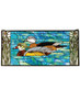 Meyda Tiffany - 77712 - Window - Wood Ducks - Ebna Amber Grey Ha Zasdy