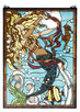 Meyda Tiffany - 78086 - Window - Mermaid Of The Sea - Blue Blue/Green Lt Peach Hablue