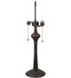 Meyda Tiffany - 78119 - Two Light Table Base - Elan - Mahogany Bronze