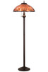 Meyda Tiffany - 79814 - Floor Lamp - Elan - Pbagwg Burgundy Xag Amber