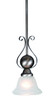 Meyda Tiffany - 80050 - Mini Pendant - Carlisle - Satin Pewter