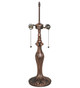 Fleur-De-Lis Two Light Table Lamp (81447)