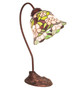 Meyda Tiffany - 82790 - One Light Mini Lamp - Begonia - Mahogany Bronze
