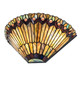 Tiffany Jeweled Peacock 17" Wall Sconce (82882)