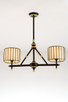 Meyda Tiffany - 98366 - Two Light Island Pendant - Revolution - Mahogany Bronze