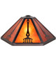 Meyda Tiffany - 98510 - Shade - Grenway - Mahogany Bronze